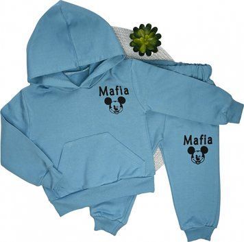 Комплект Partner "Mickey Mafia" 80 см блакитний 00831 фото