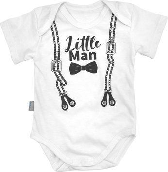 Боді Dexter`s "Little-Man" 68 см білий 00401 фото